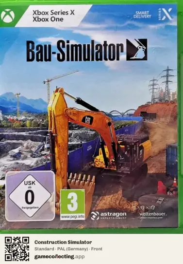 Construction Simulator Xbox Series X, Germany box front