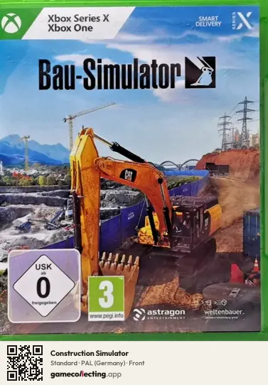 Construction Simulator Xbox Series X, Germany box front