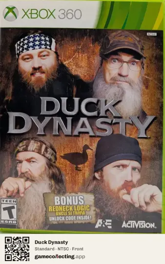 Duck Dynasty Xbox 360, NTSC box front