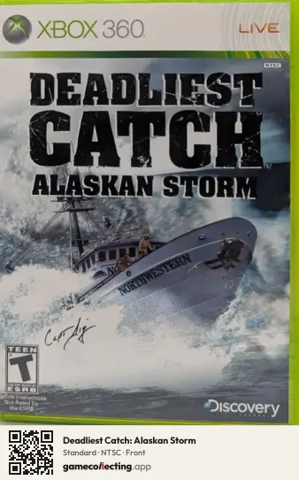 Deadliest Catch: Alaskan Storm Xbox 360, NTSC box front