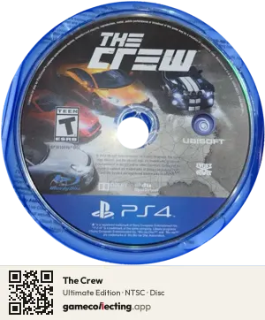 The Crew PlayStation 4, NTSC disc
