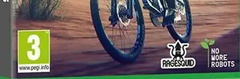 Descenders, the PEGI square on its front