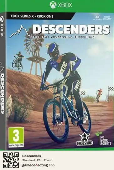 Descenders Xbox Series X, PAL box front