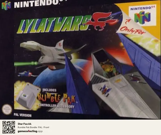 Star Fox 64 Nintendo 64, PAL box front