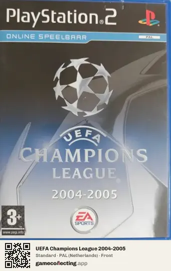 UEFA Champions League 2004-2005 PlayStation 2, Netherlands box front