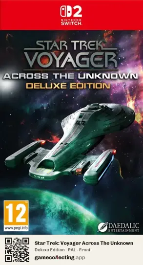 Star Trek: Voyager Across The Unknown Nintendo Switch 2, PAL box front