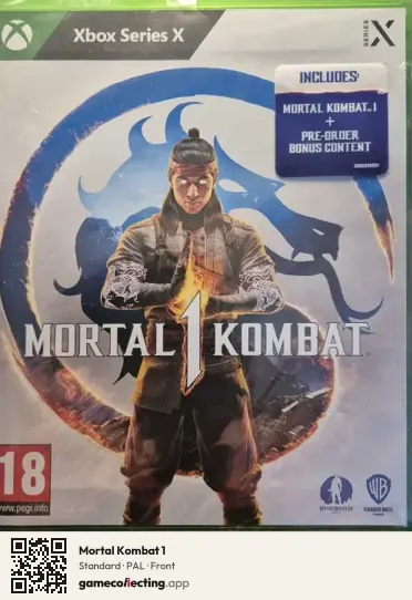 Mortal Kombat 1 Xbox Series X, PAL box front