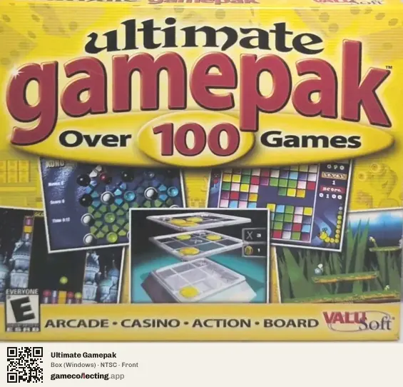 Ultimate Gamepak Computer, NTSC box front