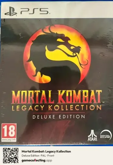 Mortal Kombat: Legacy Kollection PlayStation 5, PAL box front