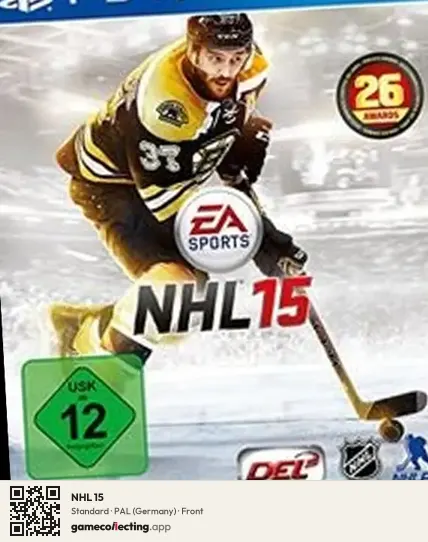 NHL 15 PlayStation 4, Germany box front