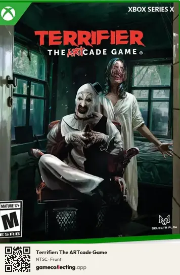 Terrifier: The ARTcade Game Xbox Series X, NTSC box front