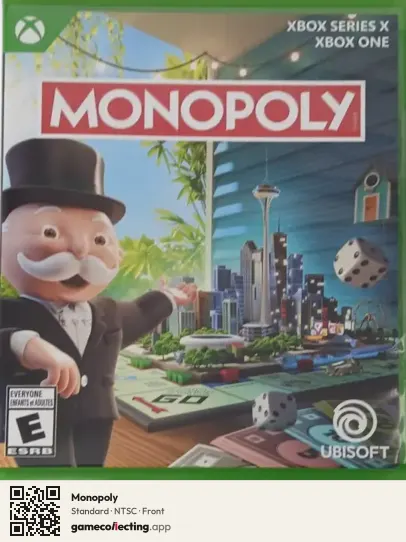 Monopoly Xbox Series X, NTSC box front
