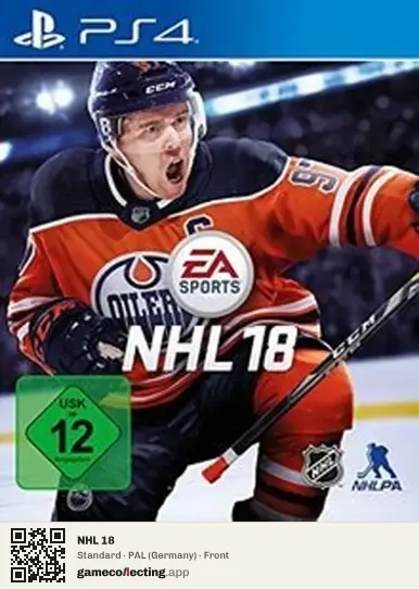 NHL 18 PlayStation 4, Germany box front