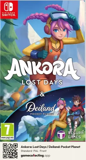 Ankora: Lost Days / Deiland: Pocket Planet Nintendo Switch, PAL box front