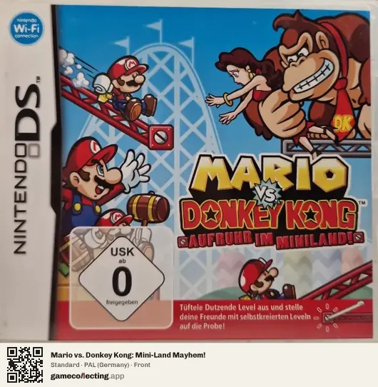 Mario vs. Donkey Kong: Mini-Land Mayhem! Nintendo DS, Germany box front