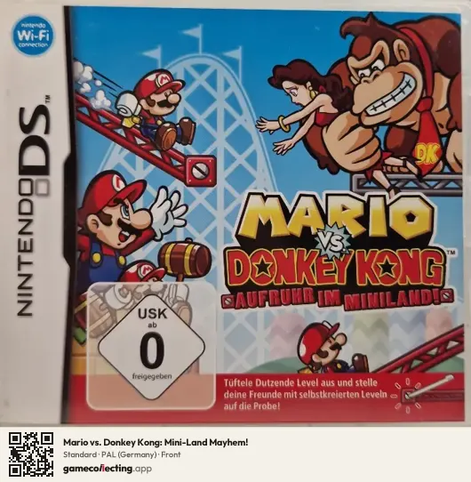 Mario vs. Donkey Kong: Mini-Land Mayhem! Nintendo DS, Germany box front