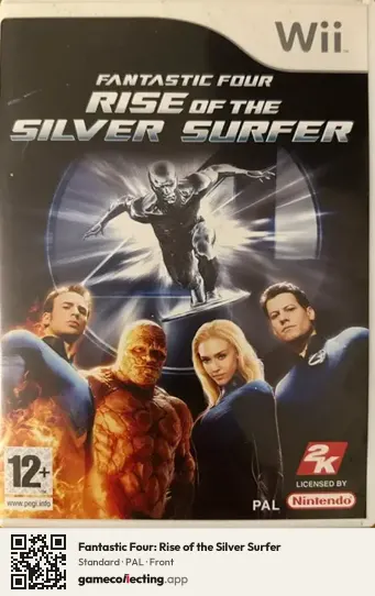Fantastic Four: Rise of the Silver Surfer Nintendo Wii, PAL box front