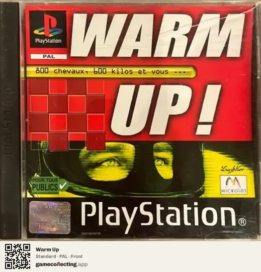 Warm Up PlayStation, PAL box front
