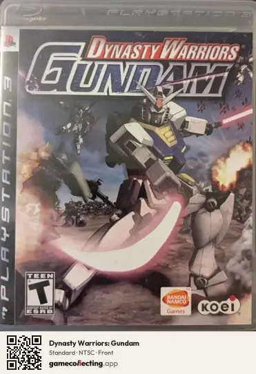 Dynasty Warriors: Gundam PlayStation 3, NTSC box front