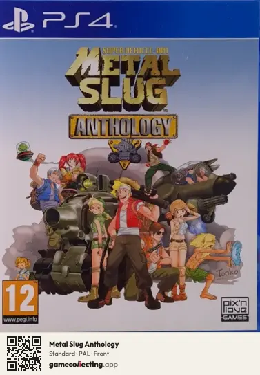 Metal Slug Anthology PlayStation 4, PAL box front