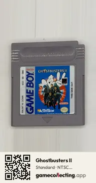 Ghostbusters II Game Boy, NTSC cartridge label