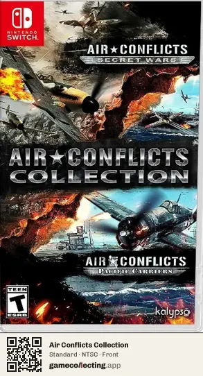 Air Conflicts Collection Nintendo Switch, NTSC box front