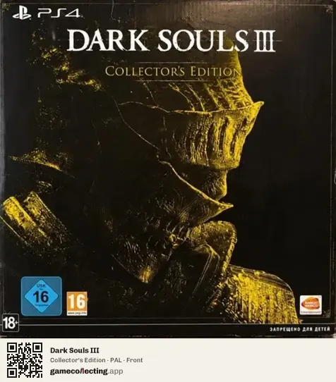 Dark Souls III PlayStation 4, PAL box front
