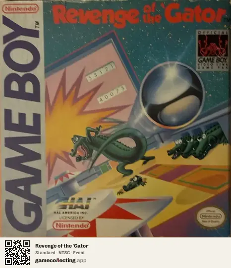 Revenge of the 'Gator Game Boy, NTSC box front