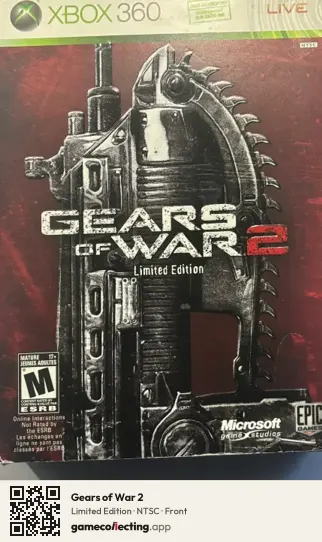 Gears of War 2 Xbox 360, NTSC box front