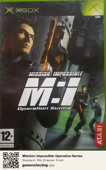 Mission: Impossible: Operation Surma Xbox, France box front