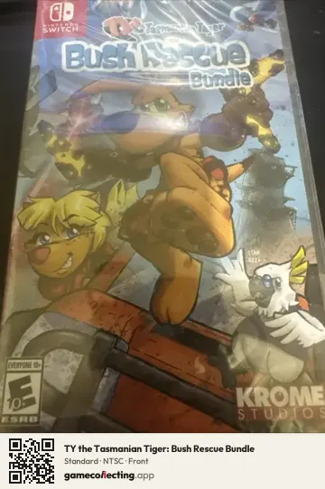 TY the Tasmanian Tiger: Bush Rescue Bundle Nintendo Switch, NTSC box front