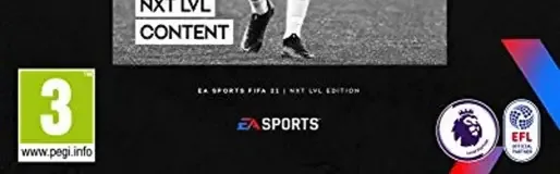FIFA 21, the PEGI square on its front