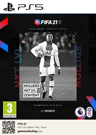 FIFA 21 PlayStation 5, PAL box front