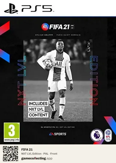 FIFA 21 PlayStation 5, PAL box front