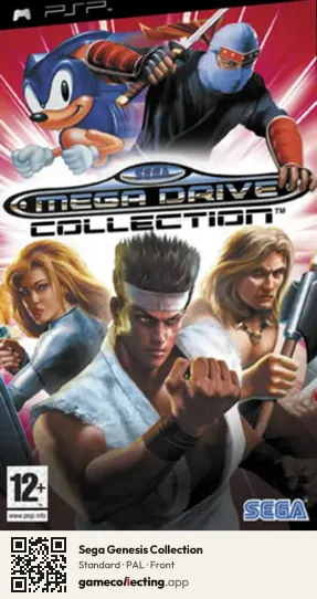 Sega Genesis Collection PlayStation Portable, PAL box front