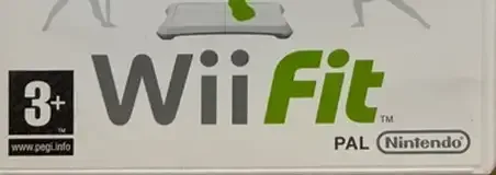 Wii Fit, the PEGI square on its front