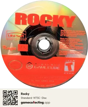 Rocky Nintendo GameCube, NTSC disc