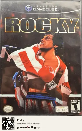 Rocky Nintendo GameCube, NTSC box front