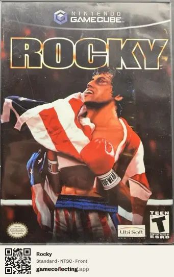 Rocky Nintendo GameCube, NTSC box front