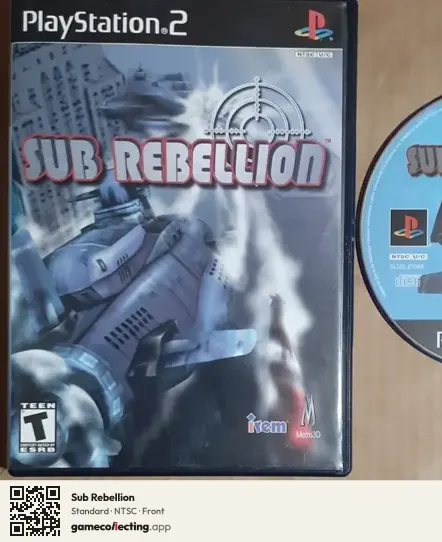 Sub Rebellion PlayStation 2, NTSC box front