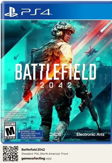Battlefield 2042 PlayStation 4, North America box front