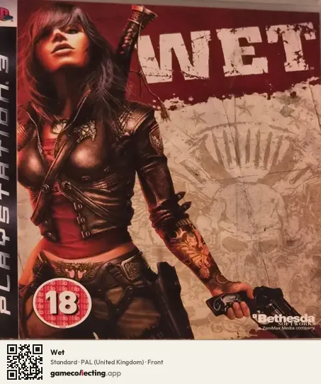 Wet PlayStation 3, United Kingdom box front
