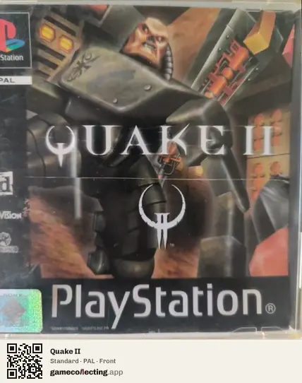 Quake II PlayStation, PAL box front