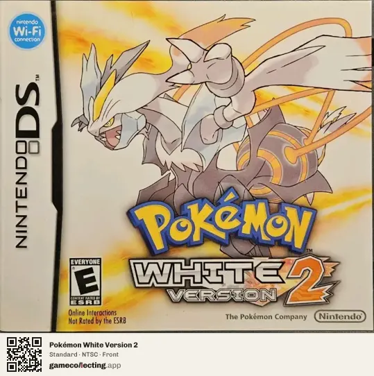Pokémon White Version 2 Nintendo DS, NTSC box front