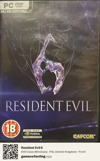 Resident Evil 6 Computer, United Kingdom box front