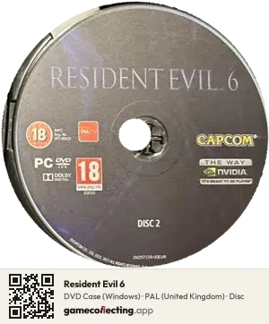 Resident Evil 6 Computer, PAL disc