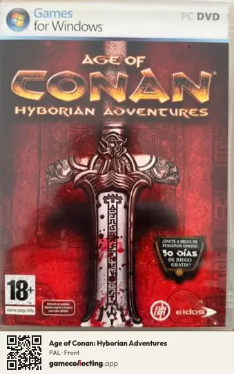 Age of Conan: Hyborian Adventures Computer, PAL box front