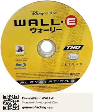 Disney/Pixar WALL-E PlayStation 3, Asia disc