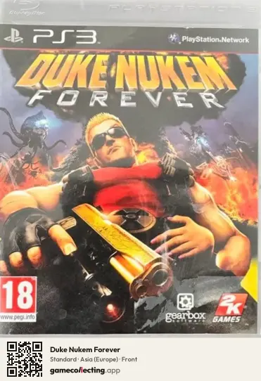 Duke Nukem Forever PlayStation 3, Europe box front