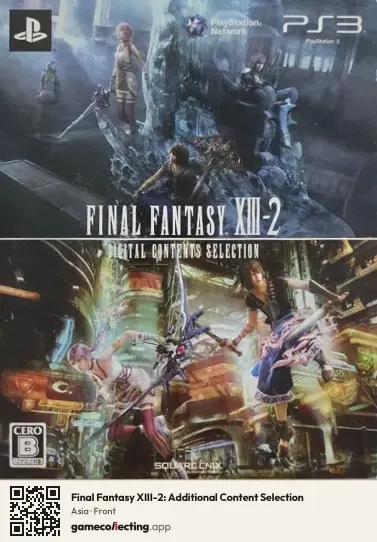 Final Fantasy XIII-2: Additional Content Selection PlayStation 3, Asia box front